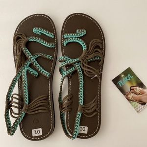 Plaka Hand Woven Sanda- Size 10